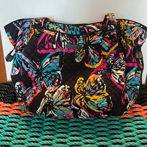 Vera Bradley Glenna Satchel recycled cotton